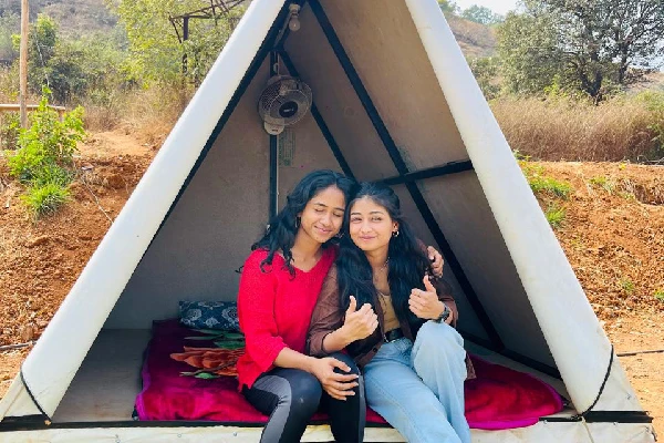 Triangle tents for luxury camping pawna