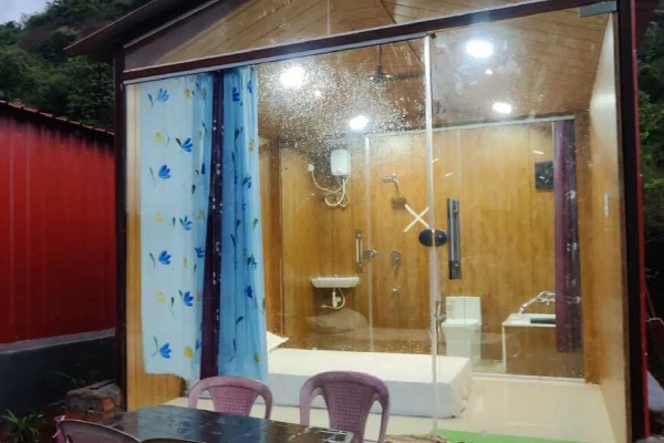 Wooden Chalet Camping pawna lake